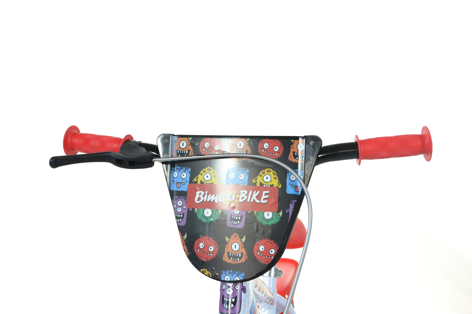 Poikien pyörä Bimbo Bike 12", valkoinen/punainen hinta ja tiedot | Polkupyörät | hobbyhall.fi