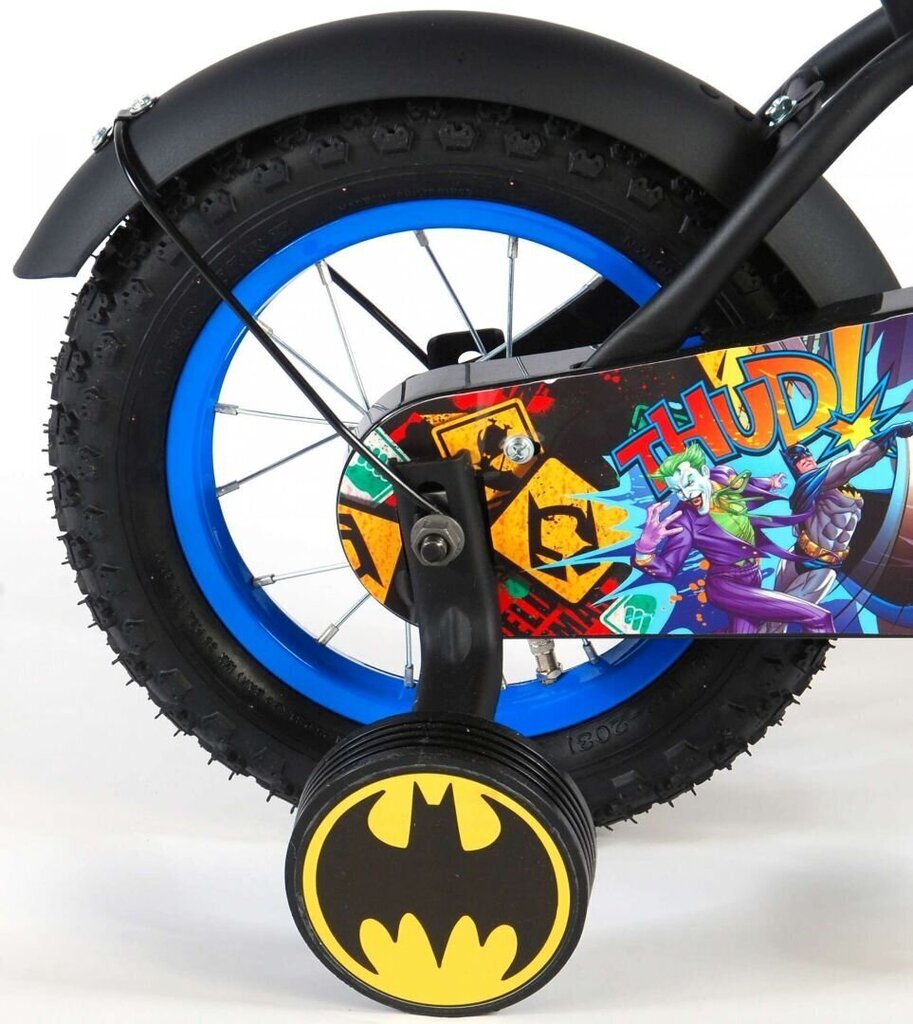 Lasten polkupyörä Batman 12, musta hinta ja tiedot | Polkupyörät | hobbyhall.fi