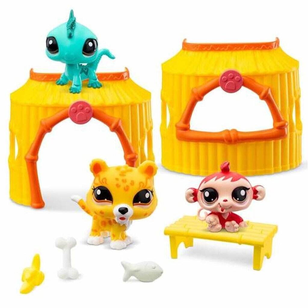 Figuurisetti Bandai Littlest Pet Shop Tiki Jungle Set hinta ja tiedot | Tyttöjen lelut | hobbyhall.fi