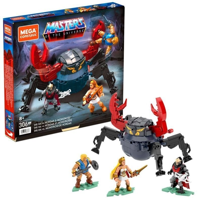 Mega Construx Motu She-Ra vs Ordak -tiilet, 306 osaa hinta ja tiedot | LEGOT ja rakennuslelut | hobbyhall.fi