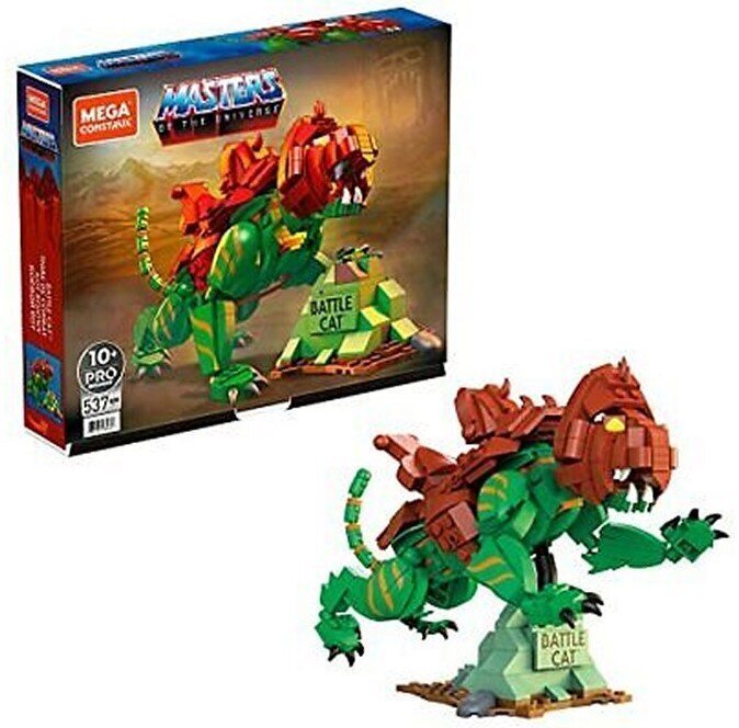 Mega Construx Motu Battle Cat -tiilet, 537 osaa hinta ja tiedot | LEGOT ja rakennuslelut | hobbyhall.fi