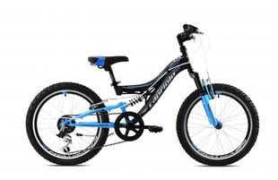 Lasten pyörä Capriolo MTB CTX200 20", musta/sininen. hinta ja tiedot | Polkupyörät | hobbyhall.fi