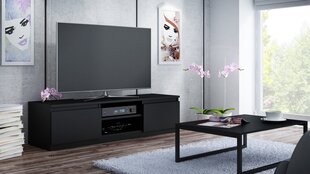 TV-pöytä NORE Malwa 120, musta hinta ja tiedot | TV-tasot | hobbyhall.fi