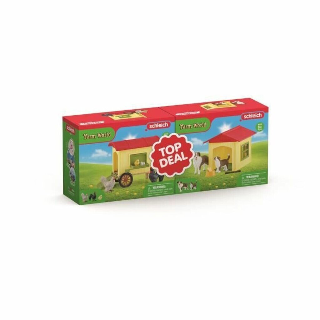 Setti eläinhahmoja Schleich 2-in-1 Farm World hinta ja tiedot | Poikien lelut | hobbyhall.fi