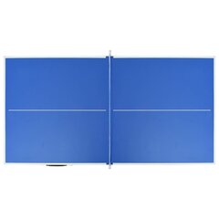 1,5 metrin pingispöytä verkolla 152x76x66 cm sininen hinta ja tiedot | Lautapelit ja älypelit | hobbyhall.fi