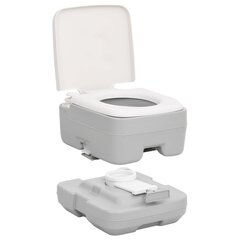 Kannettava retki WC harmaavalkoinen 10+10 l HDPE hinta ja tiedot | Kuivakäymälät | hobbyhall.fi