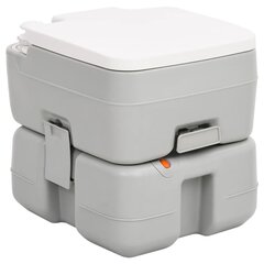 Kannettava retki WC harmaavalkoinen 15+10 l HDPE hinta ja tiedot | Kuivakäymälät | hobbyhall.fi