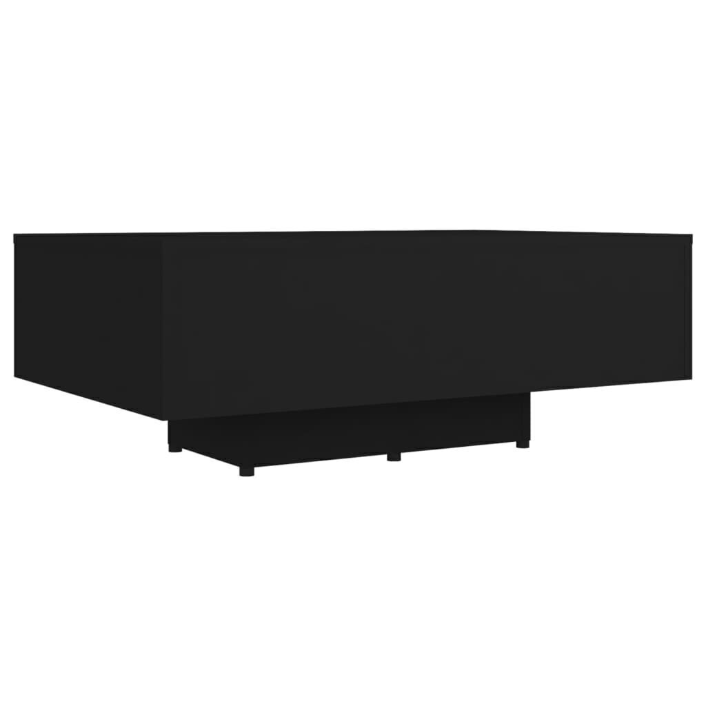 Sohvapöytä musta 85x55x31 cm lastulevy hinta ja tiedot | Sohvapöydät | hobbyhall.fi
