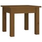 Sohvapöytä hunajanruskea 35x35x30 cm täysmänty hinta ja tiedot | Sohvapöydät | hobbyhall.fi