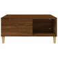 Sohvapöytä ruskea tammi 80x80x36,5 cm tekninen puu hinta ja tiedot | Sohvapöydät | hobbyhall.fi