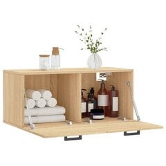 Seinäkaappi Sonoma-tammi 80x36,5x35 cm tekninen puu hinta ja tiedot | Olohuoneen kaapit ja lipastot | hobbyhall.fi