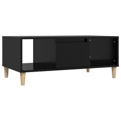 Sohvapöytä musta 90x50x36,5 cm tekninen puu hinta ja tiedot | Sohvapöydät | hobbyhall.fi