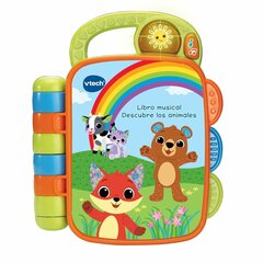 Musikaalinen vauvakirja Vtech Animals hinta ja tiedot | Vauvan lelut | hobbyhall.fi