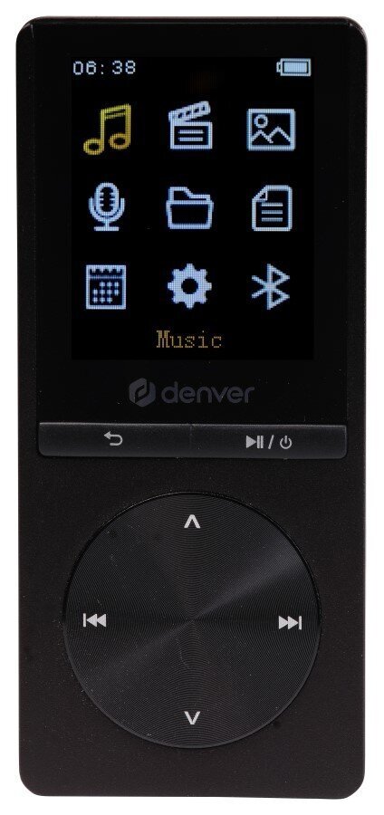 Denver MP-1820, MP4-soitin, jossa on Bluetooth, musta hinta ja tiedot | MP3-soittimet, MP4-soittimet | hobbyhall.fi