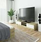 TV-pöytä NORE CLP 160, ruskea / valkoinen hinta ja tiedot | TV-tasot | hobbyhall.fi