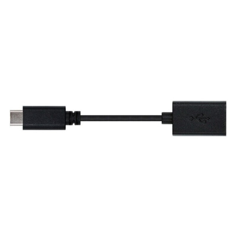 Nanokaapeli USB 2.0 -kaapeli, musta, 0,15 m hinta ja tiedot | Puhelinkaapelit | hobbyhall.fi