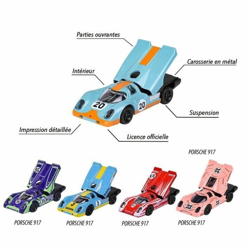 Autosarja Majorette Porsche 917 hinta ja tiedot | Poikien lelut | hobbyhall.fi