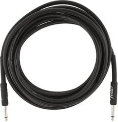 Instrumenttikaapeli Fender Professional 4.5M BLK hinta ja tiedot | Kaapelit ja adapterit | hobbyhall.fi