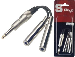 Audiosovitin Jack-2xJack Stagg YC-0,1/1P2PFH hinta ja tiedot | Stagg Televisiot ja lisätarvikkeet | hobbyhall.fi