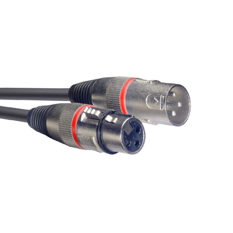 Äänikaapeli XLR/XLR (m/f) Stagg SMC10 RD, 10 m hinta ja tiedot | Kaapelit ja adapterit | hobbyhall.fi