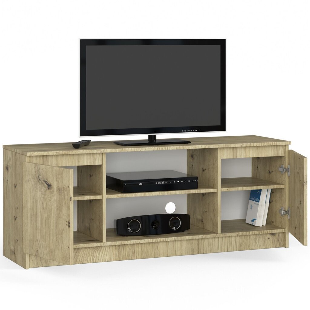 TV-pöytä NORE CLP 140, ruskea hinta ja tiedot | TV-tasot | hobbyhall.fi