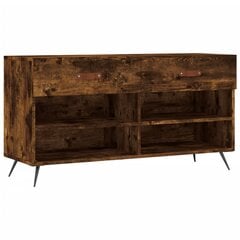 Kenkäpenkki savutammi 102x35x55 cm tekninen puu hinta ja tiedot | Kenkäkaapit ja -hyllyt | hobbyhall.fi