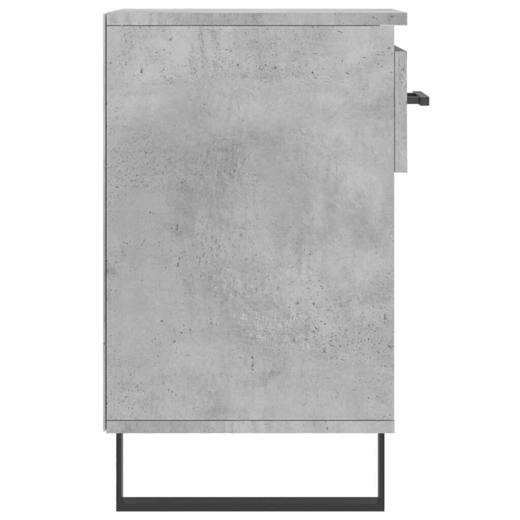 Kenkäkaappi betoninharmaa 102x36x60 cm tekninen puu hinta ja tiedot | Kenkäkaapit ja -hyllyt | hobbyhall.fi