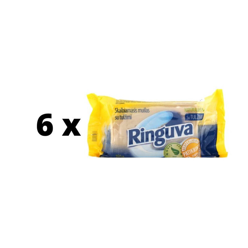 Pyykinpesusaippua RINGUVA, sapella, 150 g x 6 kpl hinta ja tiedot | Pyykinpesuaineet | hobbyhall.fi