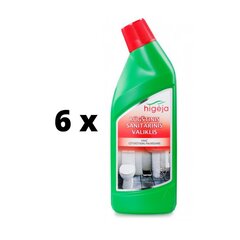 Hapan saniteettipuhdistusaine HIGĖJA, 700 ml x 6 kpl paketti hinta ja tiedot | Puhdistusaineet | hobbyhall.fi