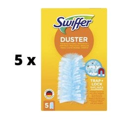 Swiffer Duster täyttöpakkaus 5 kpl x 5 kpl paketti hinta ja tiedot | Siivoustarvikkeet | hobbyhall.fi