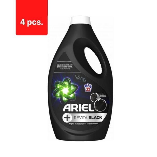 Ariel Black nestemäinen pesuaine, 1,76 l x 4 kpl