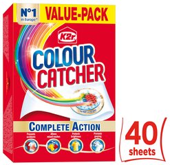 K2R Color Catcher pesulakanat, 6 x 40 kpl hinta ja tiedot | Pyykinpesuaineet | hobbyhall.fi