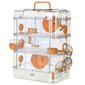 Häkki Zolux Rody3 Trio, 53 x 41 x 27 cm, keltainen hinta ja tiedot | Pieneläinten häkit ja tarvikkeet | hobbyhall.fi