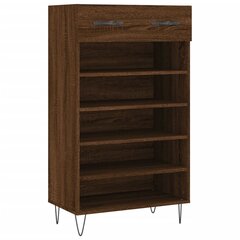 Kenkäkaappi ruskea tammi 60x35x105 cm tekninen puu hinta ja tiedot | Kenkäkaapit ja -hyllyt | hobbyhall.fi