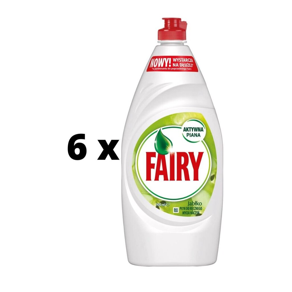 Astianpesuaine FAIRY Apple, 900 ml x 6 kpl paketti hinta ja tiedot | Astianpesuaineet | hobbyhall.fi