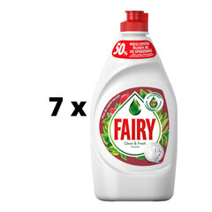 Astianpesuaine FAIRY Pomegranate & Red Orange, 450 ml x 7 kpl paketti hinta ja tiedot | Astianpesuaineet | hobbyhall.fi