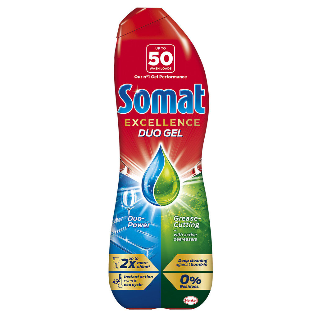 Somat Excellence geeli, 5 x 900ml hinta ja tiedot | Astianpesuaineet | hobbyhall.fi