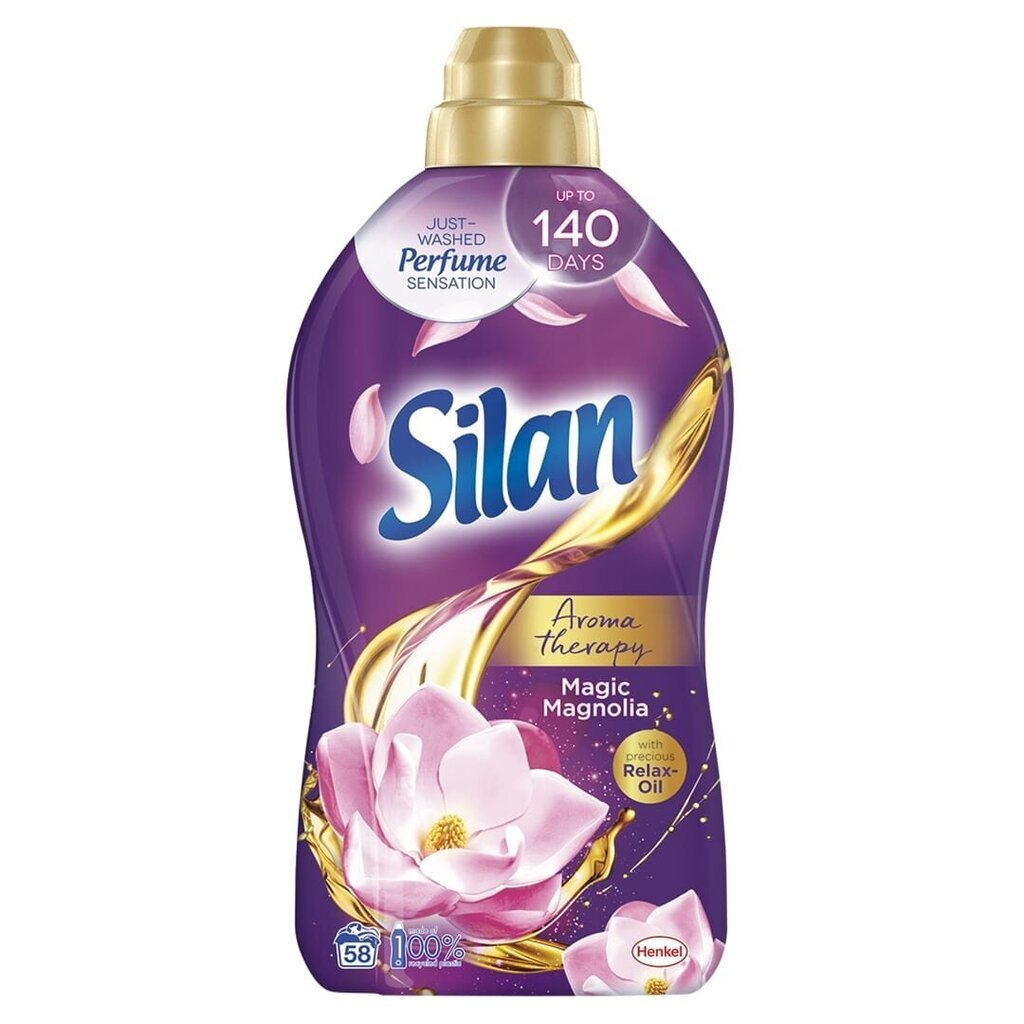 Silan Aromatherapy huuhteluaine, 4 x 1,45L hinta ja tiedot | Pyykinpesuaineet | hobbyhall.fi