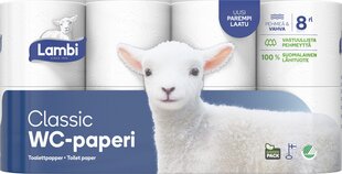 Lambi wc-paperi, 8 kpl hinta ja tiedot | WC-paperit ja talouspaperit | hobbyhall.fi