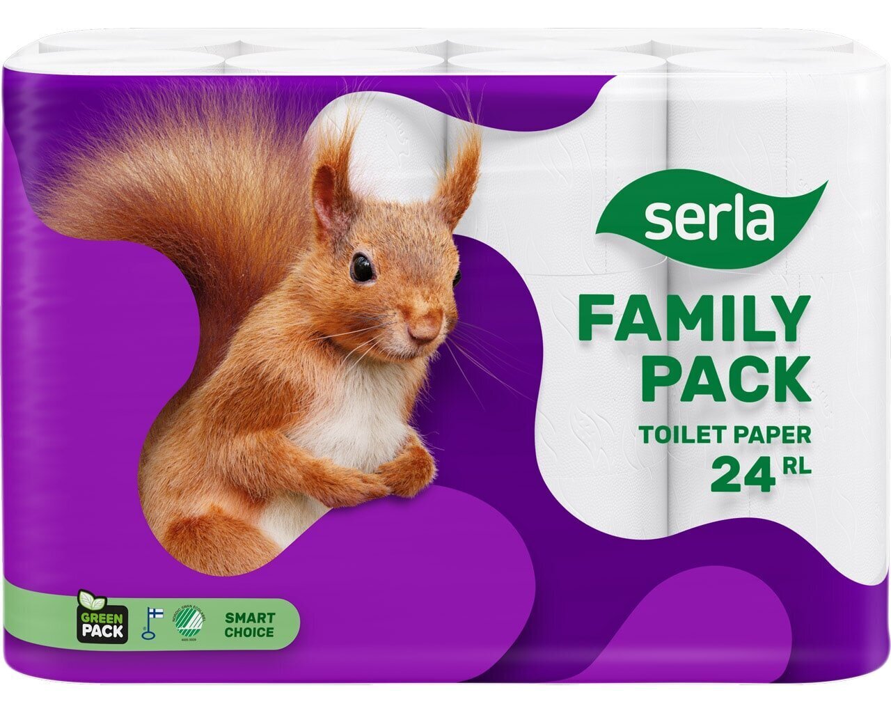 Serla wc-paperi, 24 kpl, 3 kerrosta hinta ja tiedot | WC-paperit ja talouspaperit | hobbyhall.fi