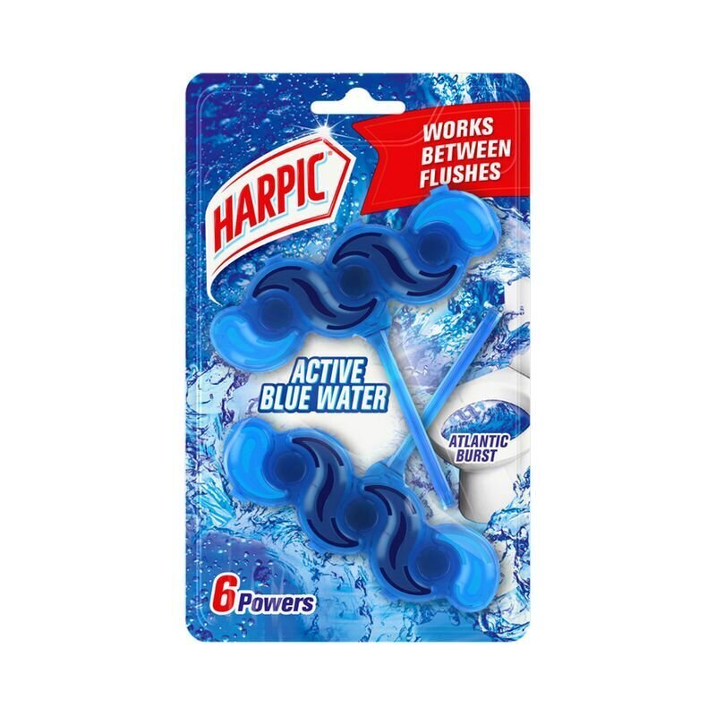 Harpic Blue Water Atlantic Burst wc-saippua, 12x35 g hinta ja tiedot | Puhdistusaineet | hobbyhall.fi