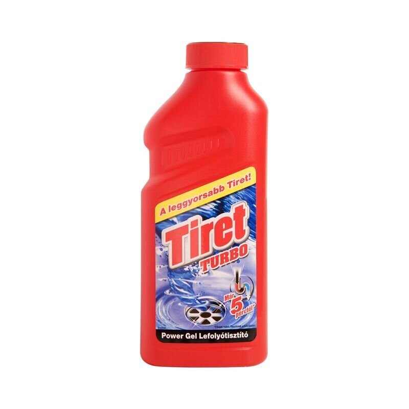 Tiret Turbo tyhjennysputkien puhdistusaine, 500 ml x 12 kpl hinta ja tiedot | Puhdistusaineet | hobbyhall.fi