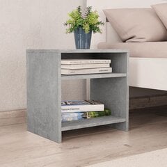 Yöpöytä betoninharmaa 40x30x40 cm lastulevy hinta ja tiedot | Yöpöydät | hobbyhall.fi