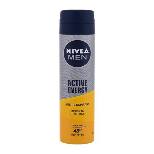 Nivea Men Active Energy antiperspirantti miehelle 150 ml hinta ja tiedot | Deodorantit | hobbyhall.fi