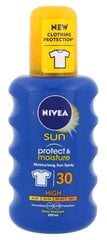 Nivea Sun Protect & Moisture aurinkovoide 200 ml hinta ja tiedot | Nivea Hajuvedet ja kosmetiikka | hobbyhall.fi