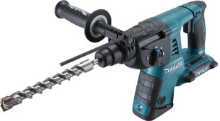 Makita Akkuporavasara, DHR264Z, 18V Li-ion, ilman akkua ja laturia hinta ja tiedot | Iskuporakoneet | hobbyhall.fi