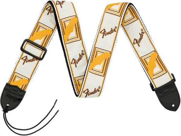 Kitarahihna Fender WHITE/BROWN/YELLOW MONO STRAP hinta ja tiedot | Soittimien lisätarvikkeet | hobbyhall.fi