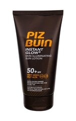 PIZ BUIN Instant Glow Skin Illuminating Lotion aurinkovoide 150 ml hinta ja tiedot | Aurinkovoiteet | hobbyhall.fi