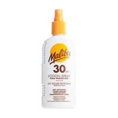 Malibu SPF 30 aurinkosuojasuihke 200 ml hinta ja tiedot | Aurinkovoiteet | hobbyhall.fi