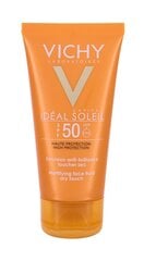 Vichy Ideal Soleil SPF50 aurinkovoide kasvoille 50 ml hinta ja tiedot | Aurinkovoiteet | hobbyhall.fi